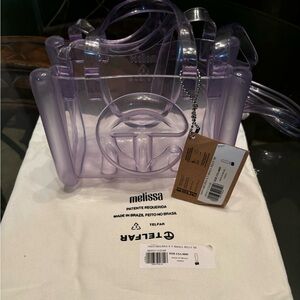 Brand New Telfar x Melissa Small Jelly Shopper- Clear